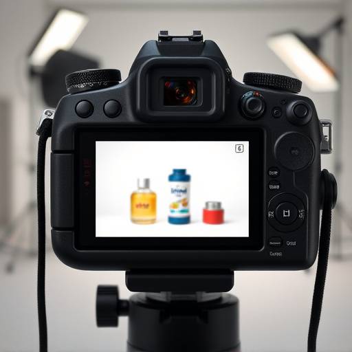 Icono de cámara fotografiando un producto