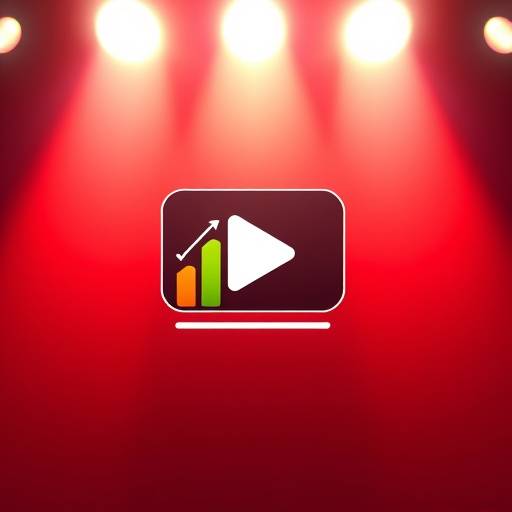 Icono de gráfico de marketing de video